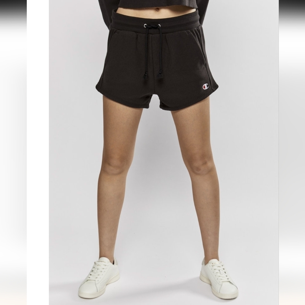 Champion's Reverse Weave shorts Black Women's Size L NWOT - Picture 12 of 15